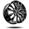 RIN 20X8 AO3219 PCD 6/139.7 ET +55 CB 95.1 BLACK MACHINE FACE